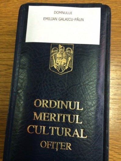 Ordinul Meritul Cultural. Ofițer